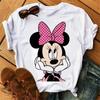 Fashion Cartoon Graphic Printed Women T-shirt Cute Casual O-Neck Short Sleeves T Shirt Streetwear Female Y2k Clothes Tops Tees