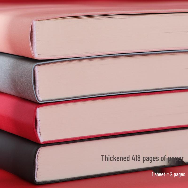 Large A4 Business Notebook - Thick Pages for Meetings and Daily Records