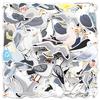 50 Seagull Doodle Stickers Personalized Cartoon Animal Bird Decorative Mobile Phone Case Suitcase Water Cup Stickers