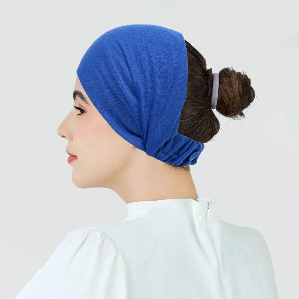 Elastisches Kopftuch Haarband für Damen Einfaches Vielseitiges Halbkopftuch Pendeln Sport Mehrzweck Haarband