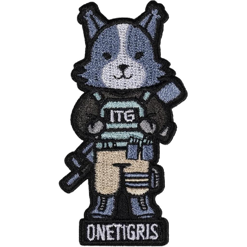 OneTigris K9 Patch Dog Morale Patch for Vest Harness Collar Leash(Border Collie)