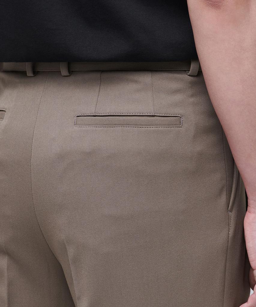 Musinsa Standard Real Wide Belted Slacks [Dusty Beige]