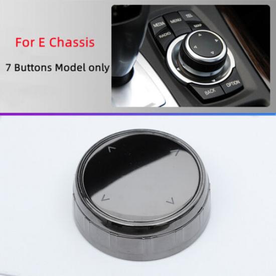 ABS Ceramic Multi-Media Knob Cover Trim for BMW 3 Series E90 2009-2011