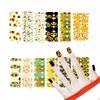 Sunflower Nail Stickers - Trendy Full-Set Decorative Stickers (YMY2340-2)