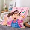 Customizable Ms Rachel1 Throw Blanket – Personalized Name, All-Season Cozy Snug Blanket, Machine Washable, Personalized Blanket