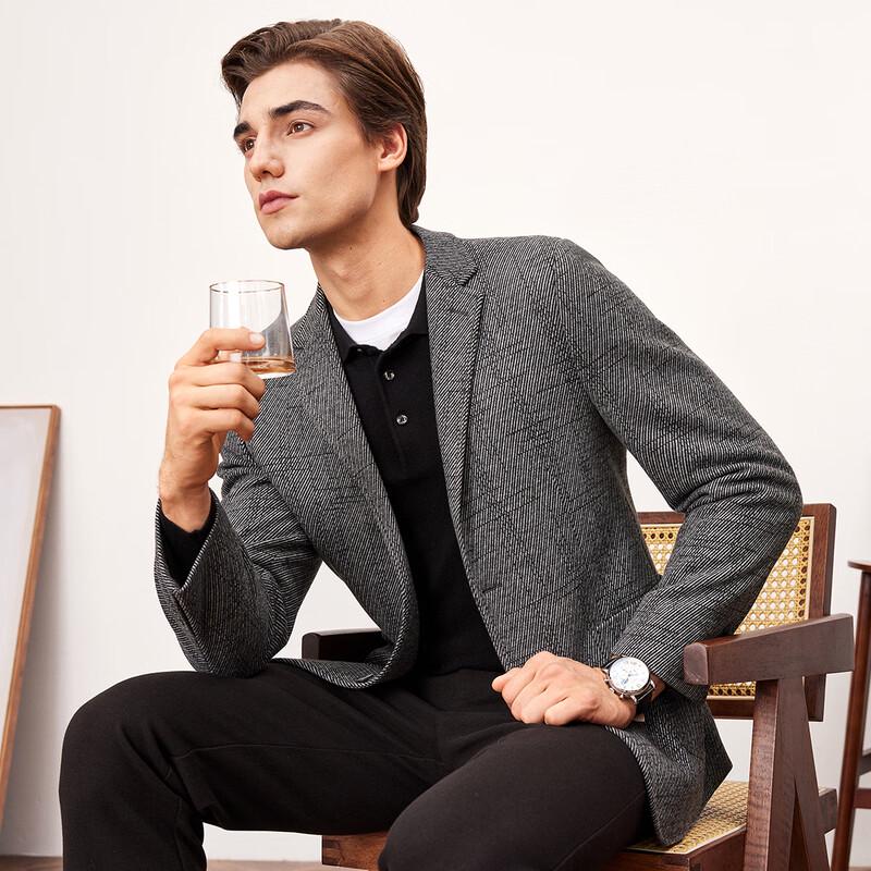 Shanshan Men's Autumn/Winter Wool Blend Suit Jacket