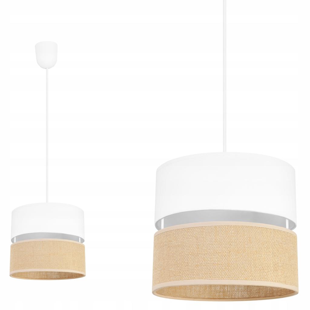 Hanging Lamp, Ceiling Chandelier, Lampshade 20 Cm White