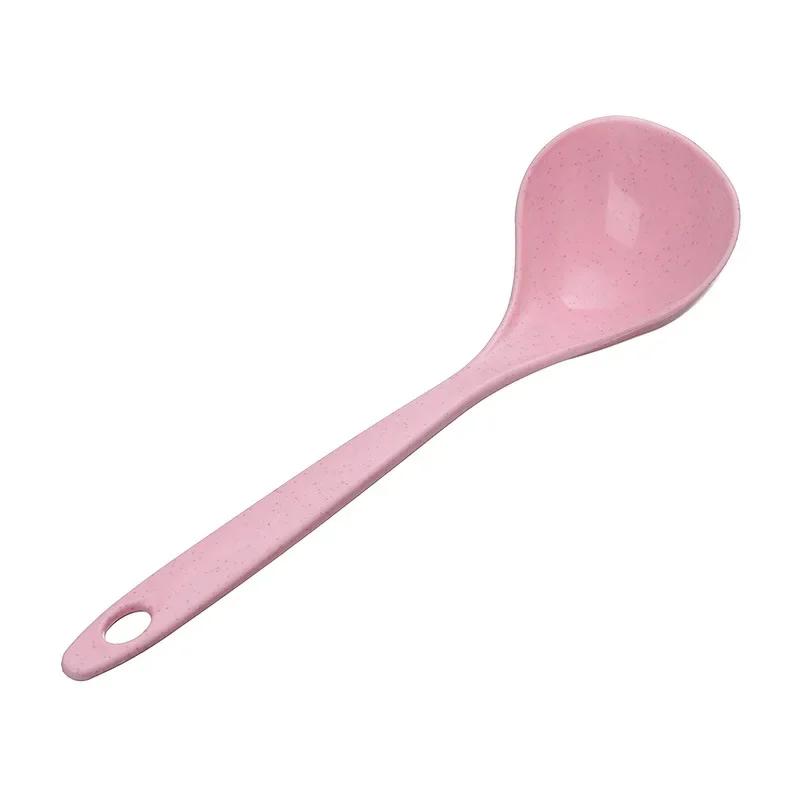 Soup Spoon Ladle Silicone Pot Spoons With Long Handle Spoon Home Strainer Cooking Colander Utensils Kitchen Scoop Tableware Hot