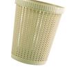 Poseholder Søppelbøtte Imitasjon Rattan Rund Plast Søppelbøtte Hjem Uten Lokk Søppeloppbevaring