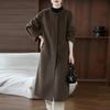 100% Wool Women Coat MODERN NEW SAGA Autumn Wool Long Coat Handmade Pea Coat Winter Warm Wool Long Jacket Overcoat