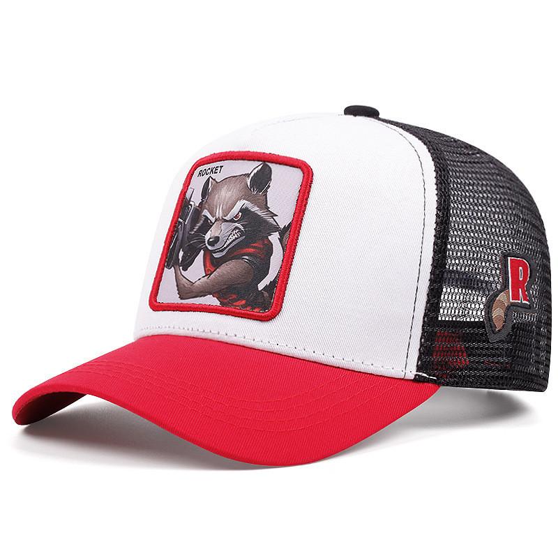 Mickey Mouse Embroidered Baseball Cap With Breathable Mesh For Summer Outdoor Activities