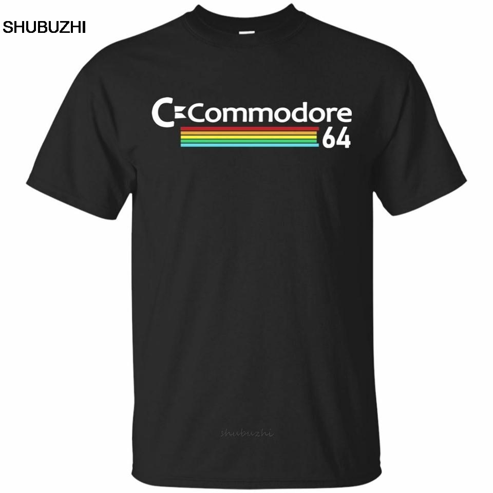 Black Shirts Commodore TShirt 64 Retro Computer For Men Women Slim Fit Tee Shirt S