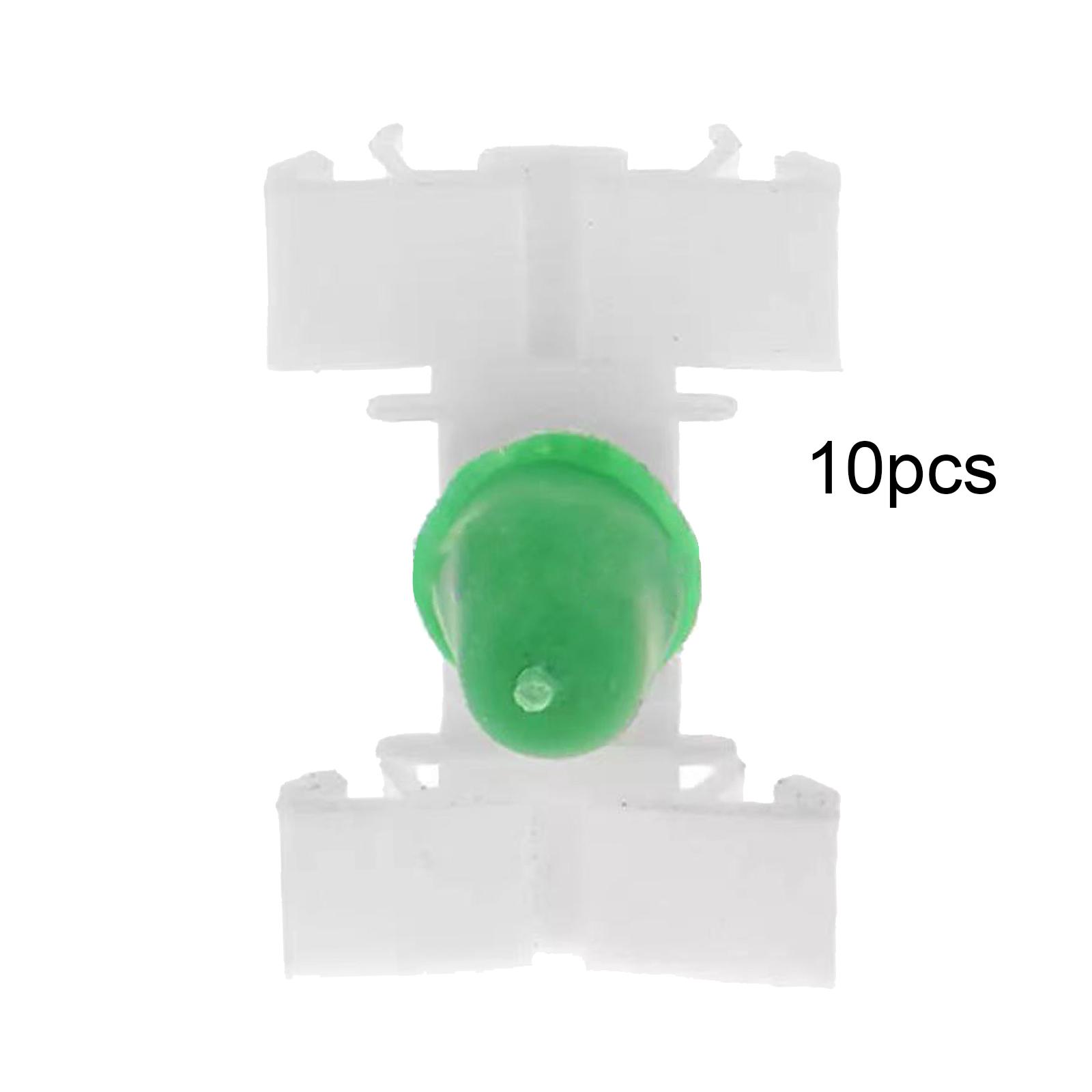 

10 шт. Пластиковые боковые молдинги для BMW E46 51138231130, аксессуары для салона автомобиля, удерживающие крепежные зажимы для бампера двери белый