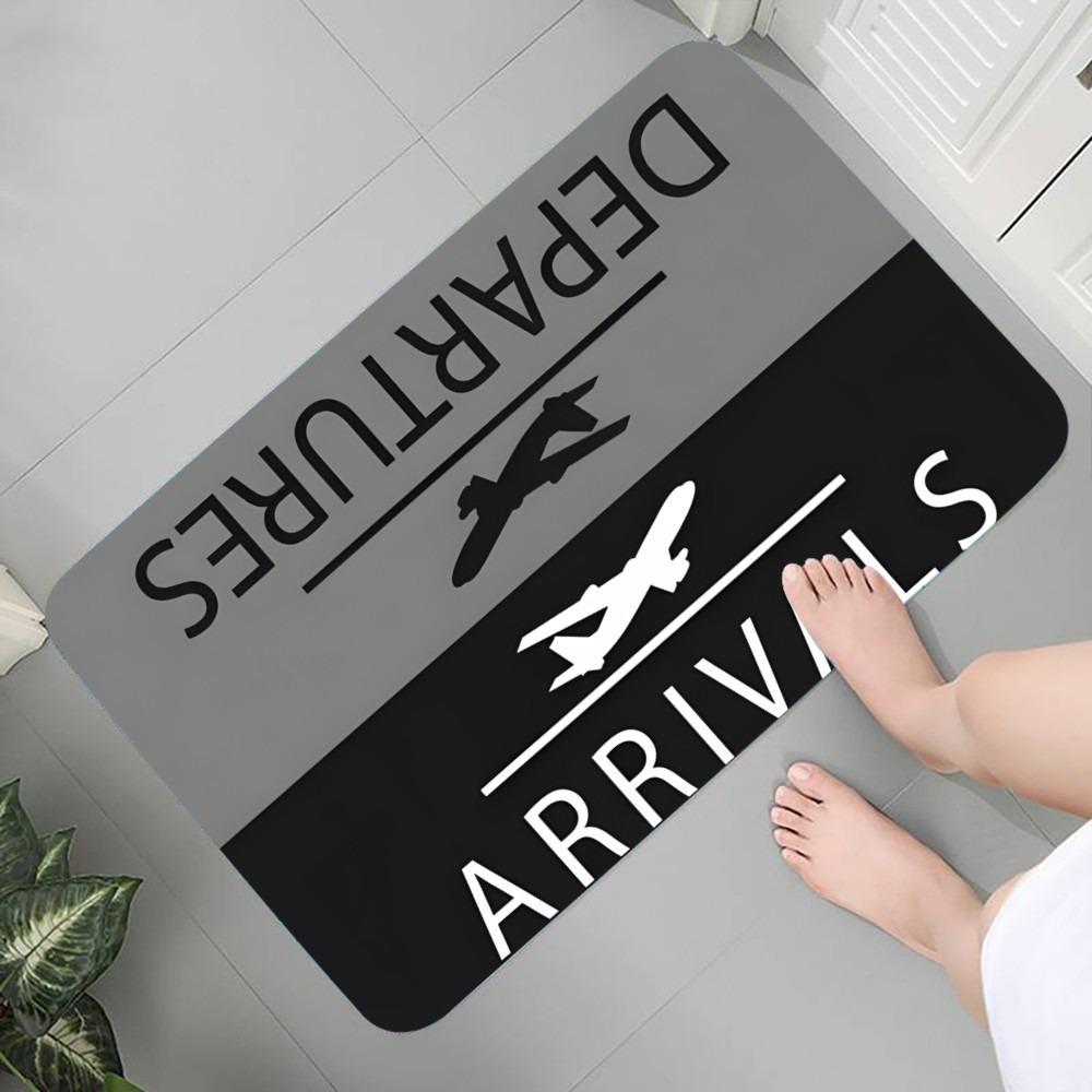 Aviation Theme Carpet Welcome Mat Absorbent Bedroom Door Rug Kitchen Balcony Living Room Entrance Home Airplane Decoration