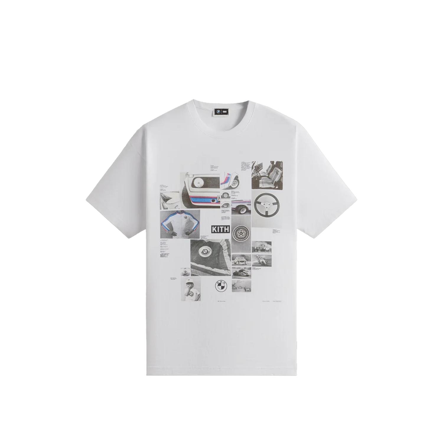 

Kith X Bmw Collaboration FW24 Casual Fashion Minimalist Short Sleeve T-Shirt Men Tops White KHM033018-101 XL
