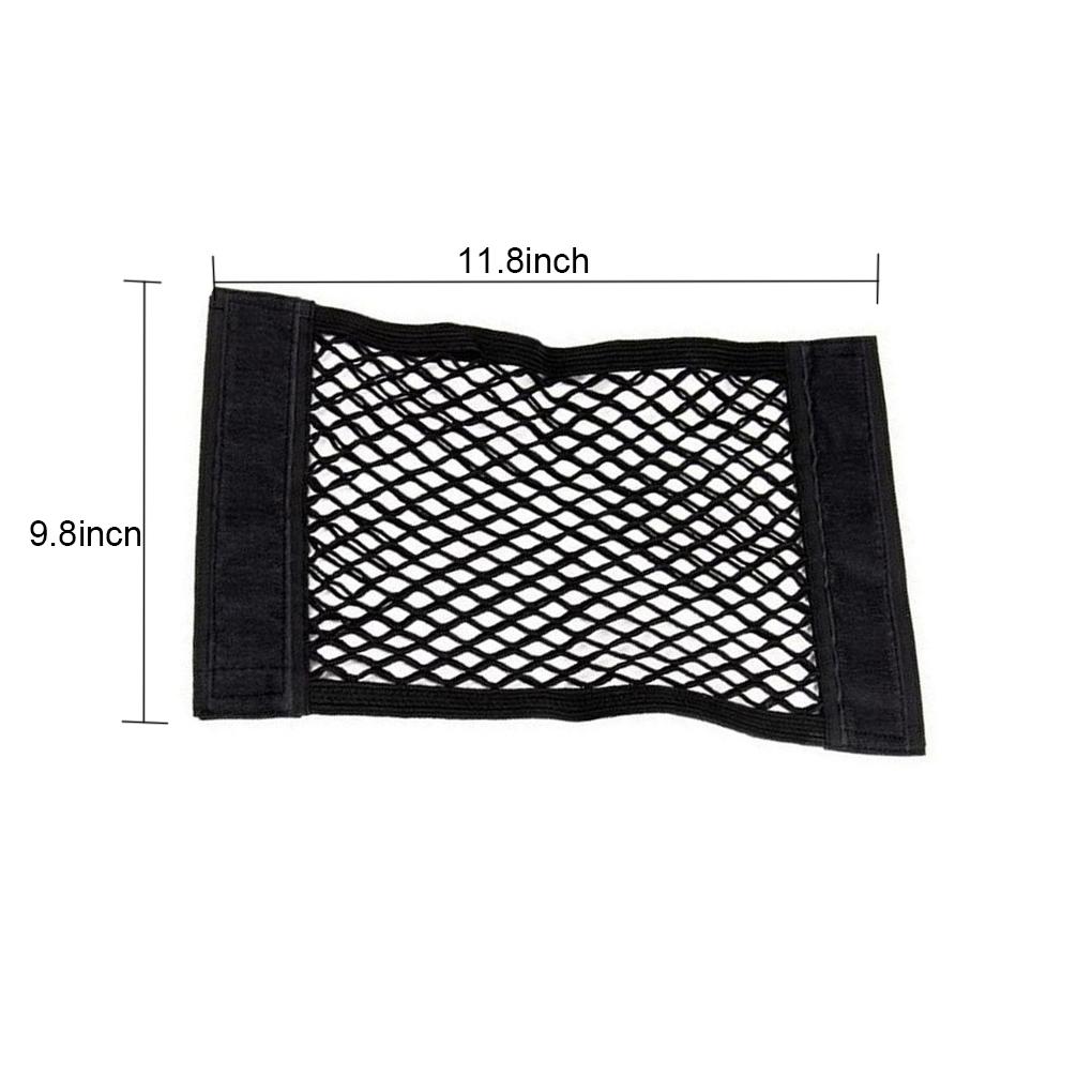 25x50cm Car Back Rear Trunk Storage Bag Mesh Auto Organizer Elastic String Net Pocket Bag