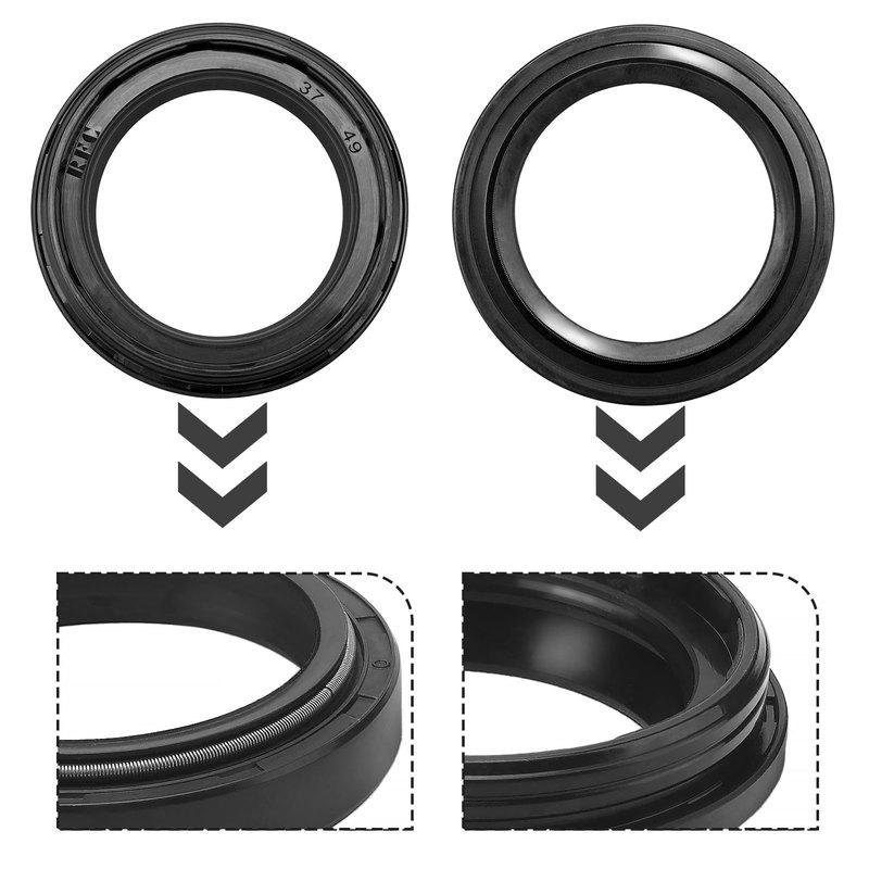 37x49 Motorcycle Front Fork Oil Seal or Dust Seal for Yamaha XJ650 Turbo XJ900 Seca XV920R XS1100 for Honda VFR400 NC21 VT500