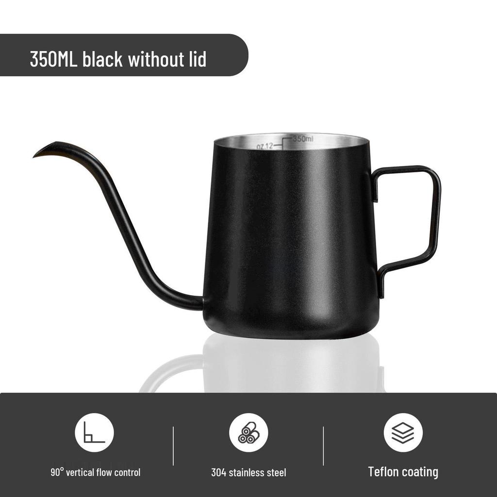 Σετ Καφέ Κανάτας Λαιμού Χήνας από Ανοξείδωτο Ατσάλι με Θερμόμετρο & Αντιθερμική Λαβή - Δωρεάν Αποστολή