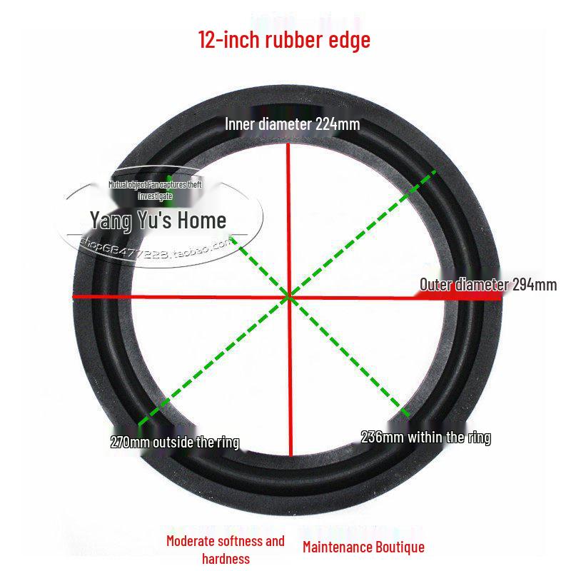 4-12 Inch Speaker Rubber Surround Edge Repair Rings