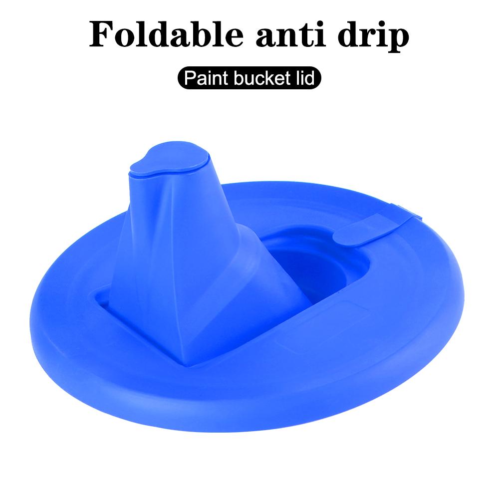 With Collapsible Spout for Paint Storage Paint Pouring Supplies Paint Can Lid with Ventilation Hole Sealed Retractable Spout