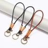 New Arrivals Retro Handmade Cowhide Rope Car Keychain Horseshoe Buckle Bag Small Pendant Key Chains Fashion Best Friend Gift