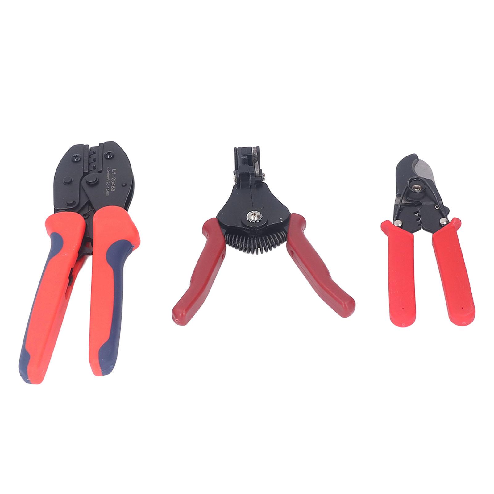 

Solar Crimper Tool Kit 2.5 4 6mm2 Solar Crimper with Wire Cutter Stripper 2 Multifunctional Wrench