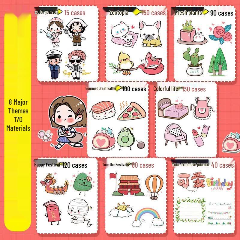 Modian Art: Cute Hand-Ledger Sketchbook