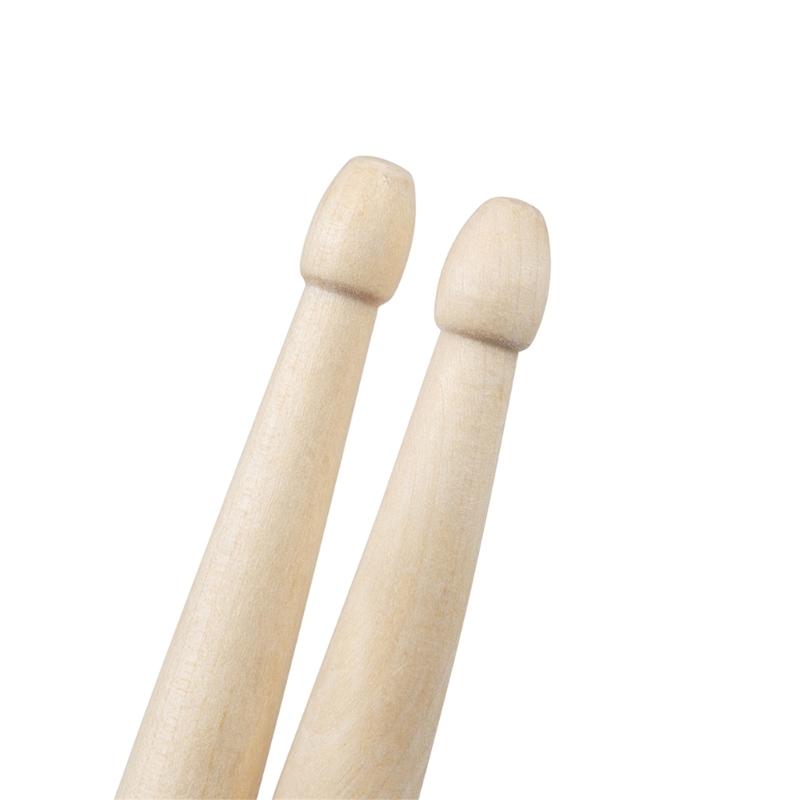 1Pair Nonslip Universals Drumsticks 5A/7A Maple Wood Drumsticks Simple Light Weight Drum Stick for Drummer, Beginner