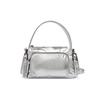Calvin Klein Pocket Silver Nylon Small Bag