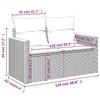 Vidaxl 6-Cz. Garden Furniture Set With Cushions, Black Poly Rattan