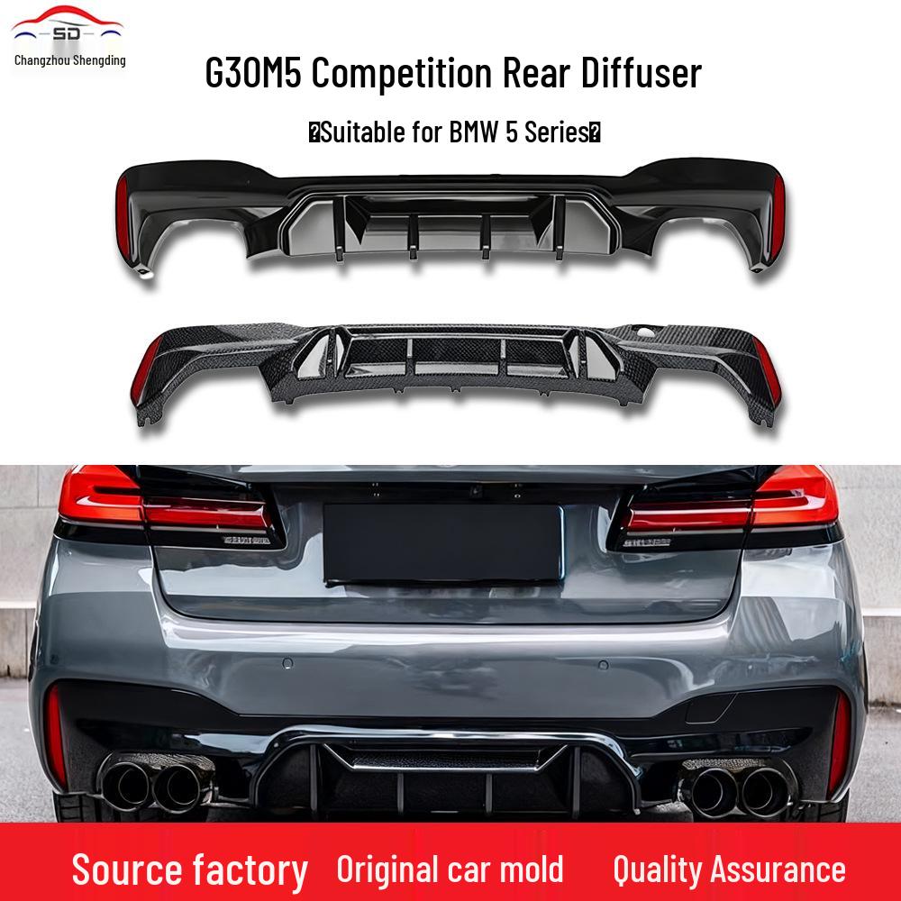 BMW G30 5 Series & M5 Racing Exterior Parts: Rear Diffuser & Lip Trim (2016-2023)