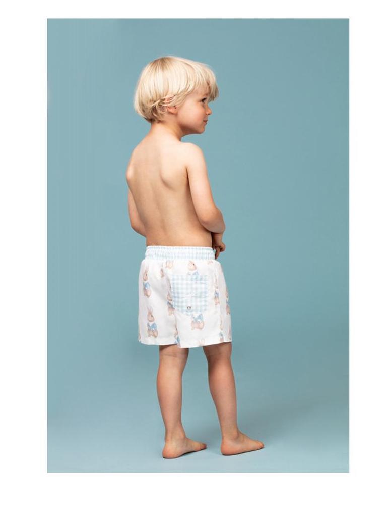 2025 Rabbit Beach One-Piece Swimsuit for Kids: Summer Swimwear for Boys & Girls