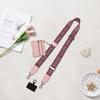 Clip and Go Strap for Phone With Wallet Crossbody Phone Strap With Zippered Pouch Cross Body Phone Lanyard With Zipper Wallet Pouch Adjustable (light