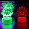 Anime 3D Lamp Signs LED Night Light Gengar Haunter Gastly Luminaria Illusion Sleeping Hone Kids Bedroom Decor Table Lamps Gifts