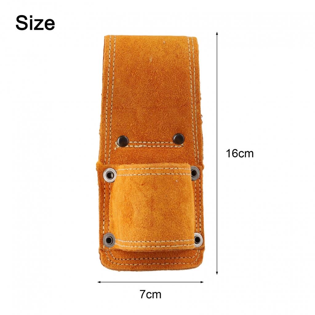 Cowhide Leather Hammer Hanger for Easy One Handed Operation on For Belt