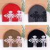 Cross Double Pattern Knitted Cap With Breathable Warm Hat Unisex Gift Fashion