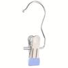5pcs Stainless Steel Foldable 3-Shaped Hook Clips - Multifunctional Clothes Drying Clips with Non-Slip, Non-Marking, Rust-Proof Design - Perfect