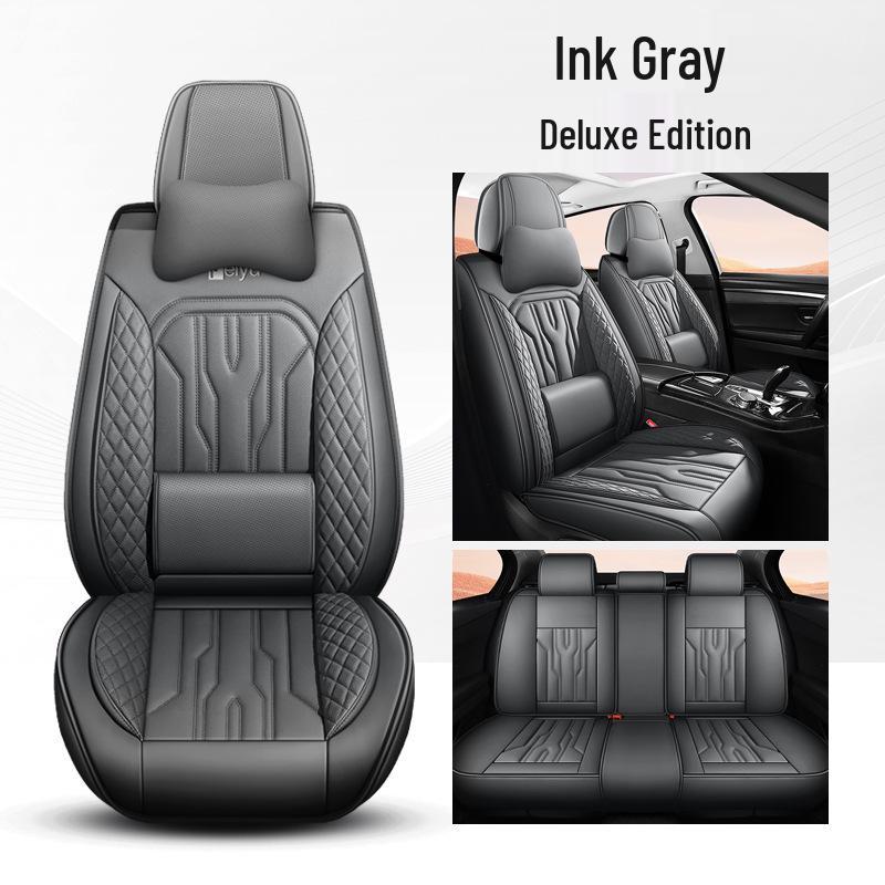 All-Season Leather Car Seat Cushions for Small Cars & SUVs