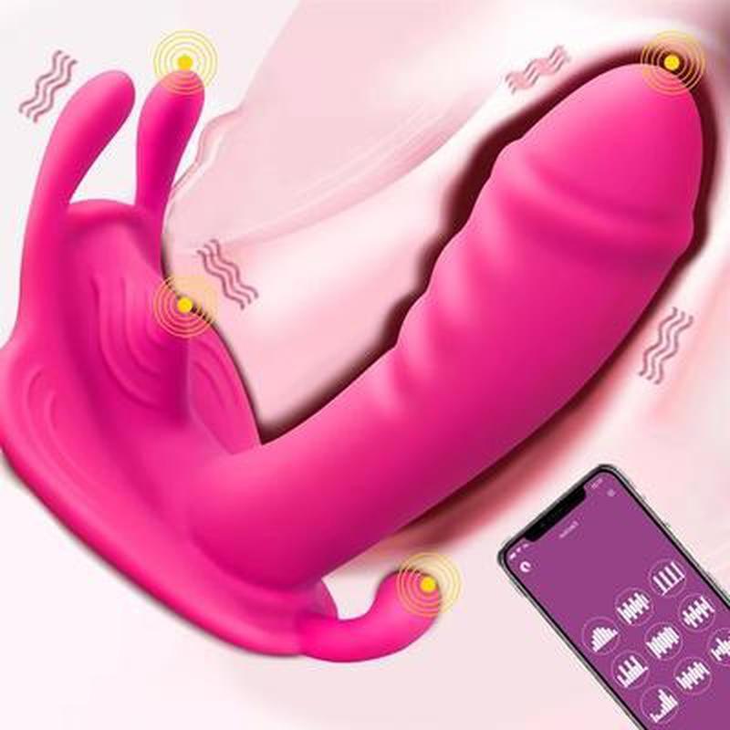 10 Speeds Dildo Vibrators for Women APP Remote Control Wearable G Spot Clitoris Invisible Butterfly Panties Egg Sex Toy Massage
