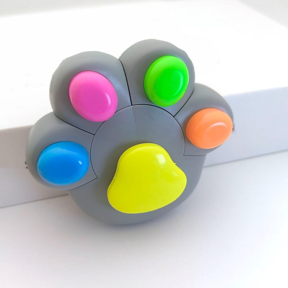 

Cartoon Cat Paw Highlighter Pen Marking Fluorescent Marker School Office Supplies Style 3
