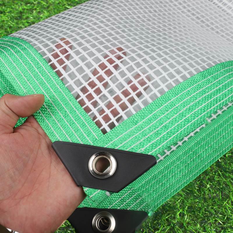 Thickened PE Tarpaulin Rainproof Mesh Cloth Outdoor Awning Garden Plant Shed Truck Clear Tarp Pet Dog House Waterproof Cover