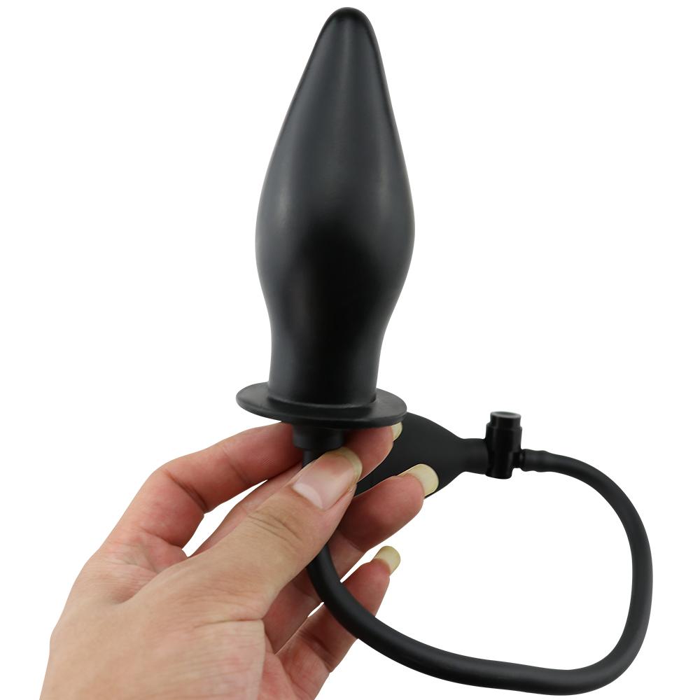 PVC Unisex Inflatable Anal Plug Dilator, Anal Plug, Anal Training Device, Anal Dilator, Anal Plug SM Adult Sex Toys, Sex Toys