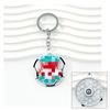Chelsea AC Milan Barcelona Messi Real Madrid Ronaldo Football Keychain Turning Fan Pendant Blind Box Gift