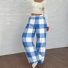 Women's Casual And Fashionable Printed Elastic Waist Loose Wide Leg Pants