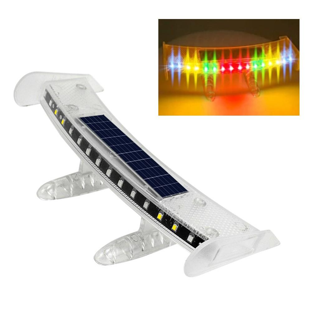 LED Tail Light Solar Car Spoiler Waterproof Wing Induction Lighting