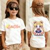 Sailor Moon Retro 90s Anime Graphic TShirt Summer Women Girls Kids Tee Streetwear Casual Trend Short Sleeve Hop  Tops Clothing