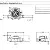 Water Flow Meter Hall Effect Water Control Coffee Flowmeter Water Flow Sensor For Home Toilet Appliance Maintenance