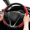 Pair Car Auto Steering Wheel Booster Cover Suede Leather Anti-slip Universal