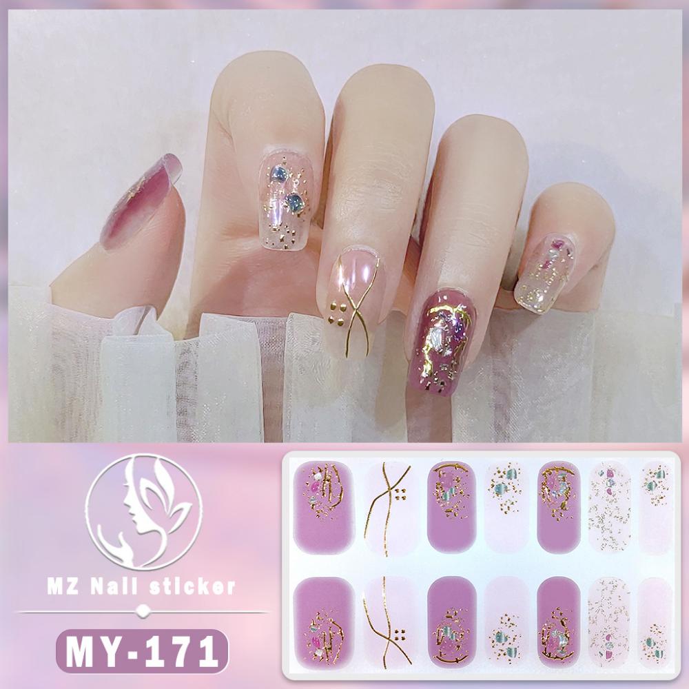 

Водонепроницаемая самоклеящаяся гель-пленка для ногтей без запекания, полная наклейка, весенне-летняя пленка для ногтей, бумага для ногтевой пленки