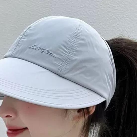 Women Baseball Hat Extended Brim Sun Protection UPF Quick-Dry Adjustable Fit Outdoor Baseball Cap Travel Riding Hat